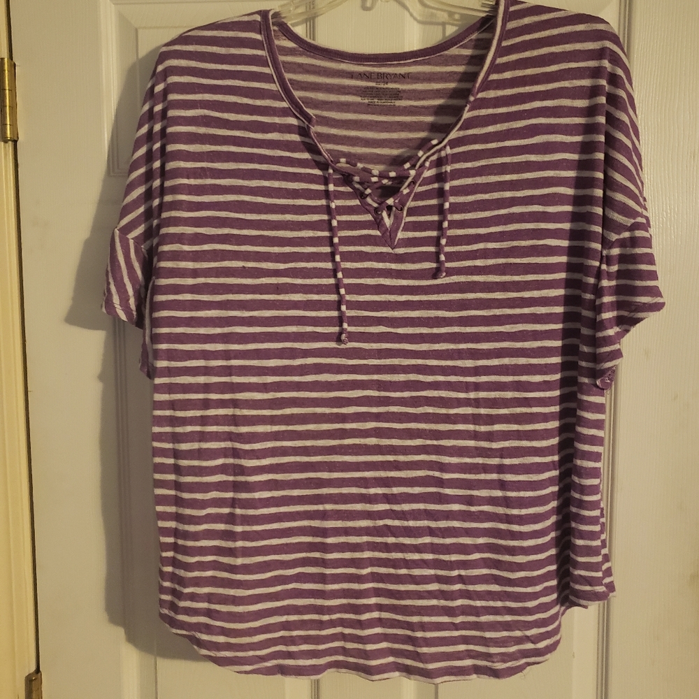 Lane Bryant 22/24 short sleeve shirt